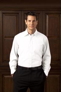 Men's Spread Collar (WHT) 33" / 35" / 37" Sleeve - White